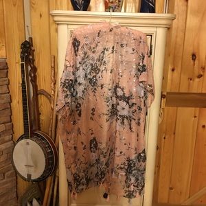 Cardigan Light Pink with Silver